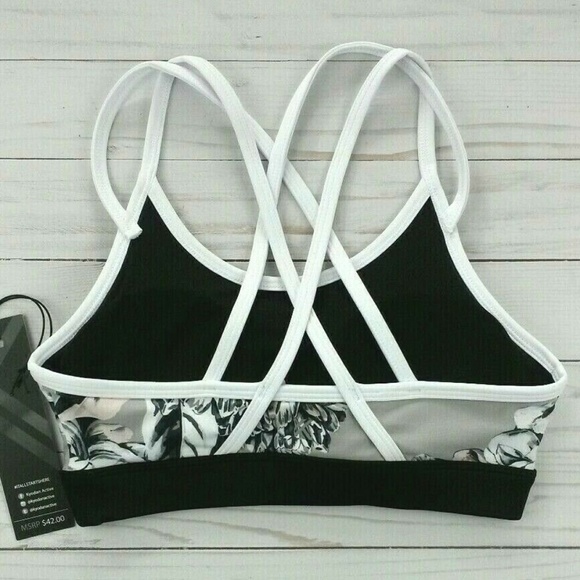 Kyodan Racer Back Sports Bra Floral 93 - Picture 3 of 3